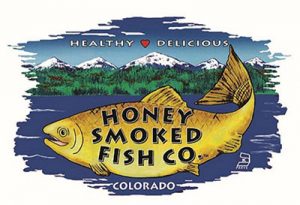 honey smoked fish logo