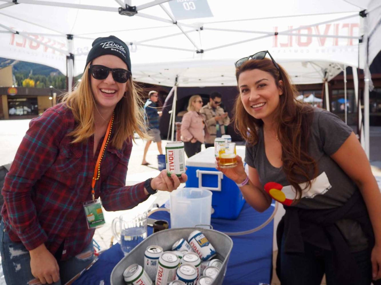 Strings Ciders Sours cider under tent