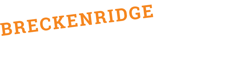 Breckenridge Bluegrass Beer Logo White